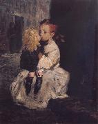 George Luks The Little Madonna oil